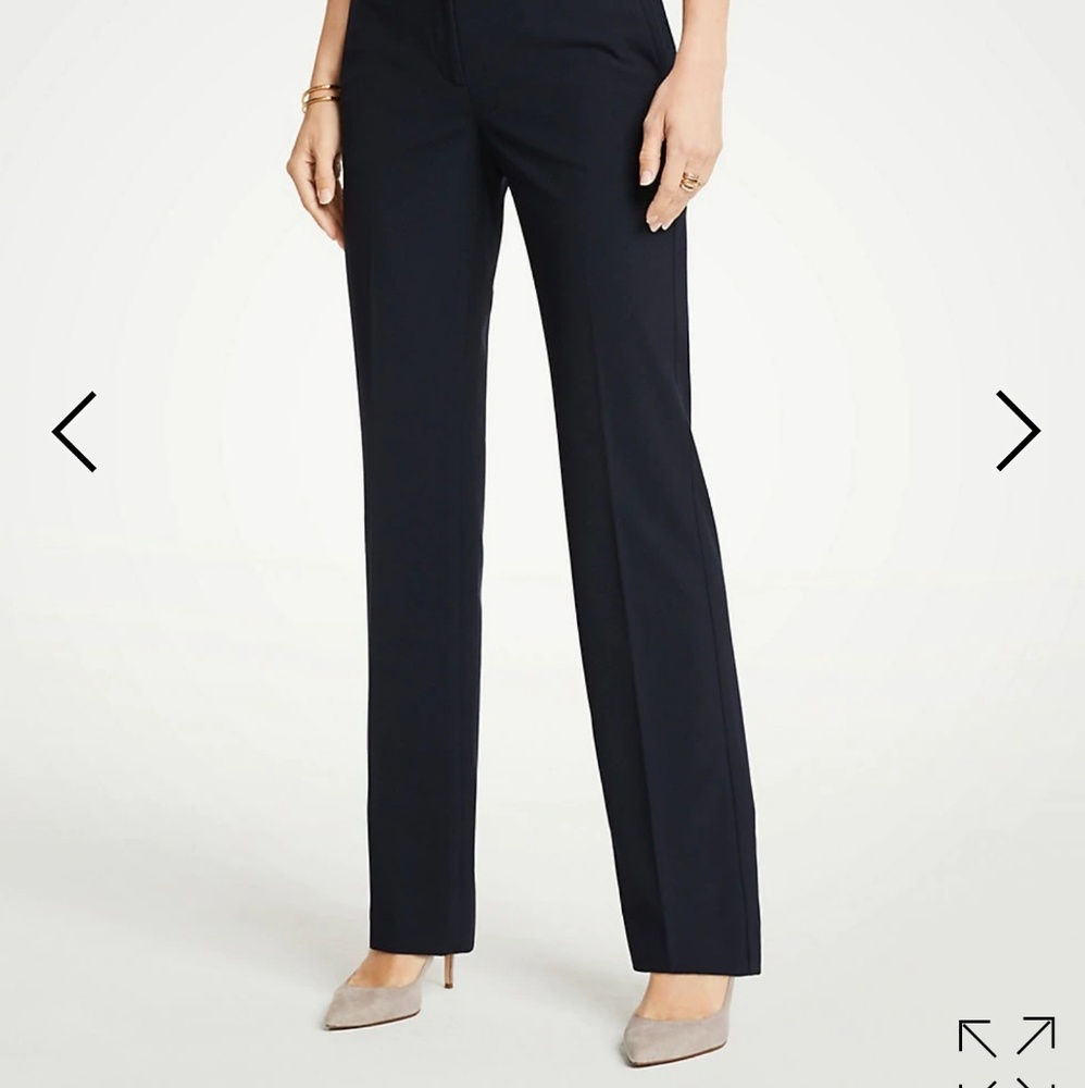 Liz Claiborne suits black wide leg dress slacks